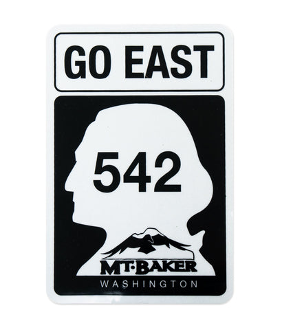 Go East Sticker